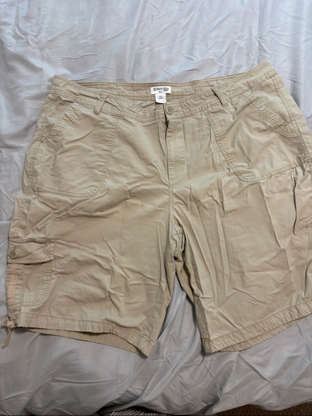 St. John's Bay Women's Tan Cargo Shorts